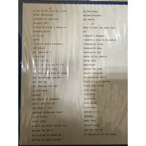 VTG  Album Collection of Songs Alphabetic (A) & (B) Titles 60+ Sheet Music Songs